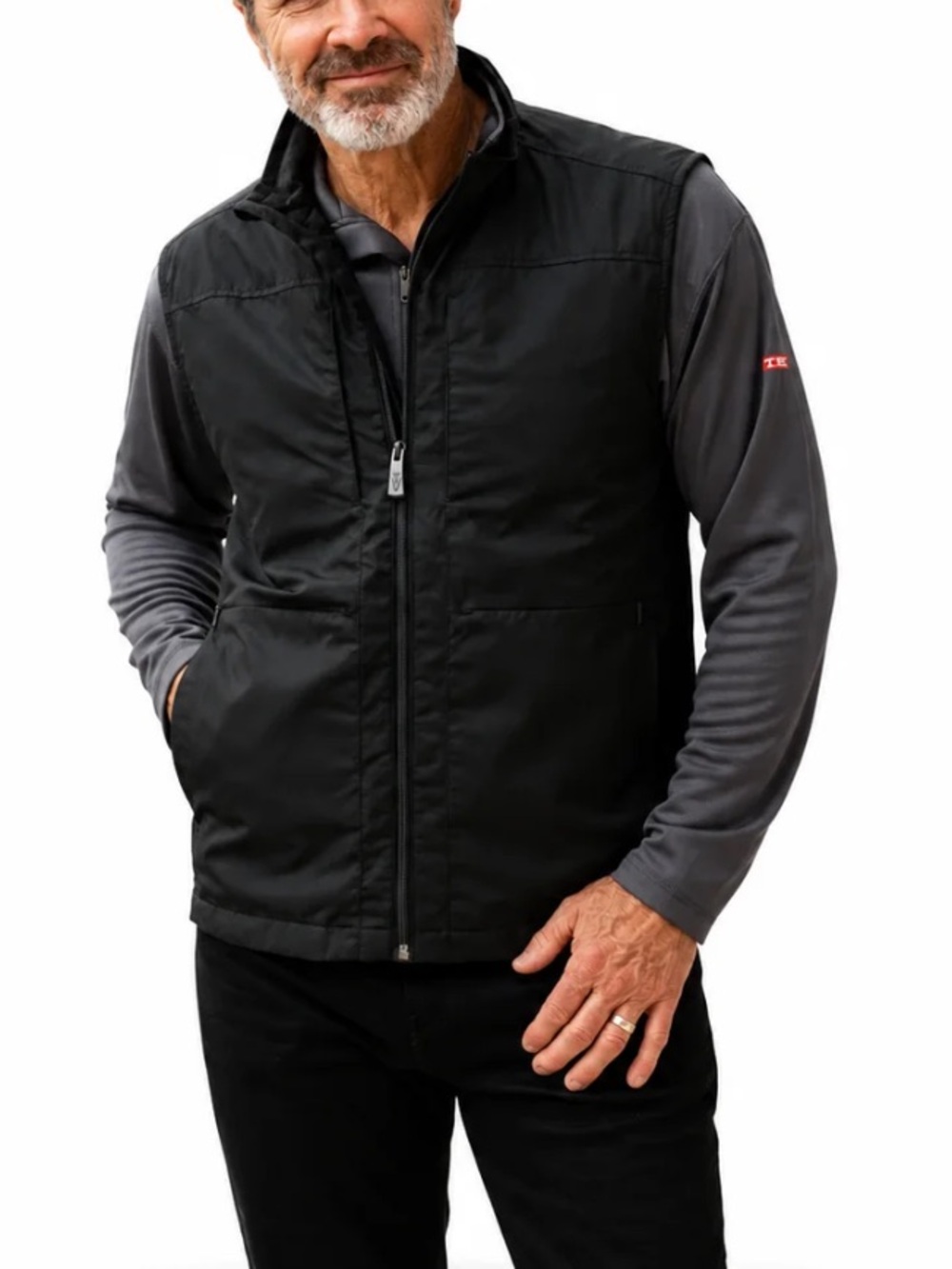 Scottevest Scottevest Men's RFID Travel Vest XL Black Zip-Up